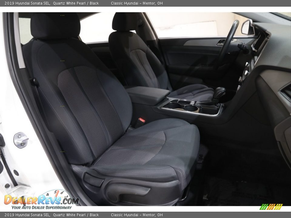 2019 Hyundai Sonata SEL Quartz White Pearl / Black Photo #14