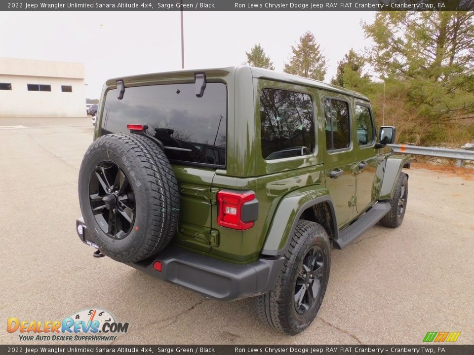 2022 Jeep Wrangler Unlimited Sahara Altitude 4x4 Sarge Green / Black Photo #5