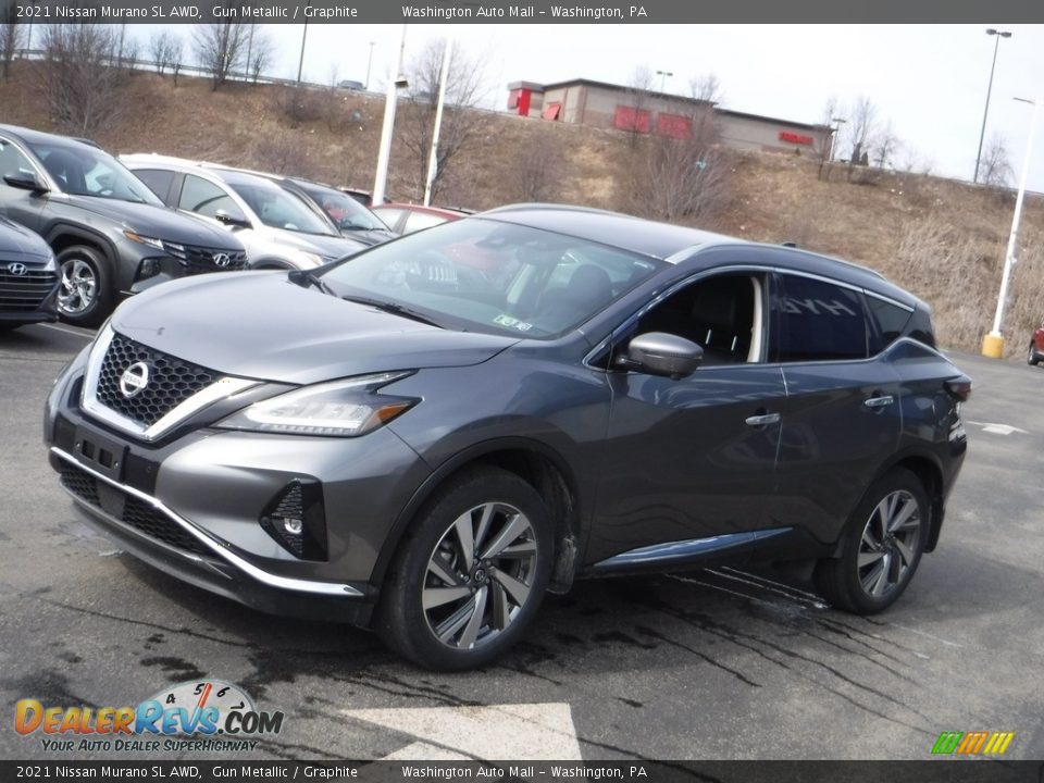 2021 Nissan Murano SL AWD Gun Metallic / Graphite Photo #4