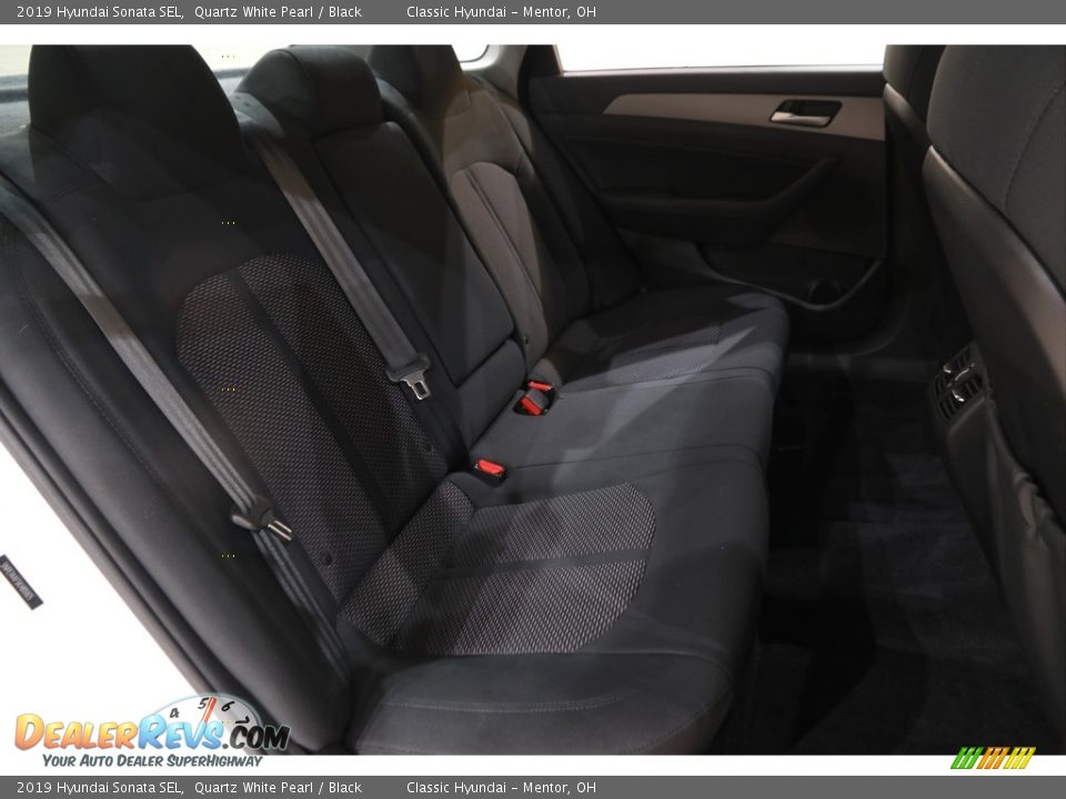 2019 Hyundai Sonata SEL Quartz White Pearl / Black Photo #15