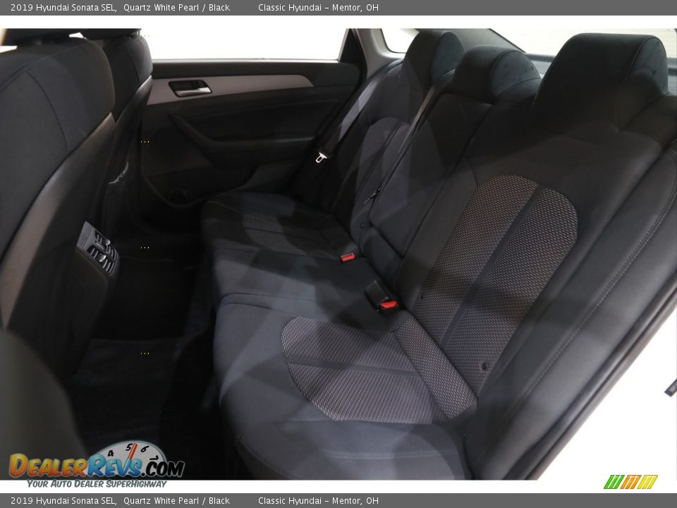 2019 Hyundai Sonata SEL Quartz White Pearl / Black Photo #16