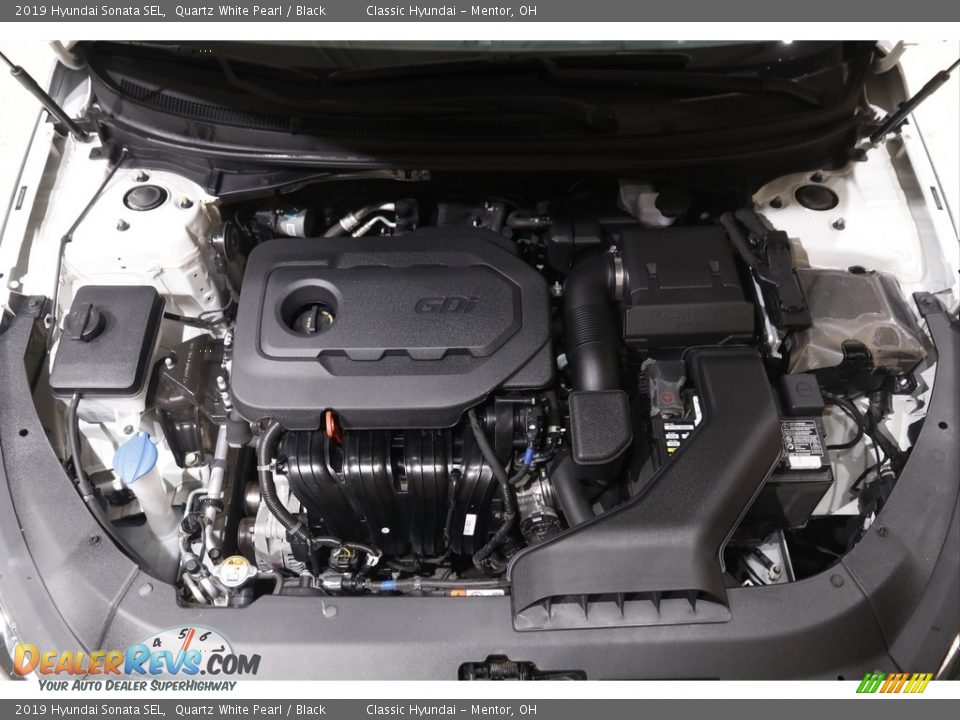 2019 Hyundai Sonata SEL Quartz White Pearl / Black Photo #18
