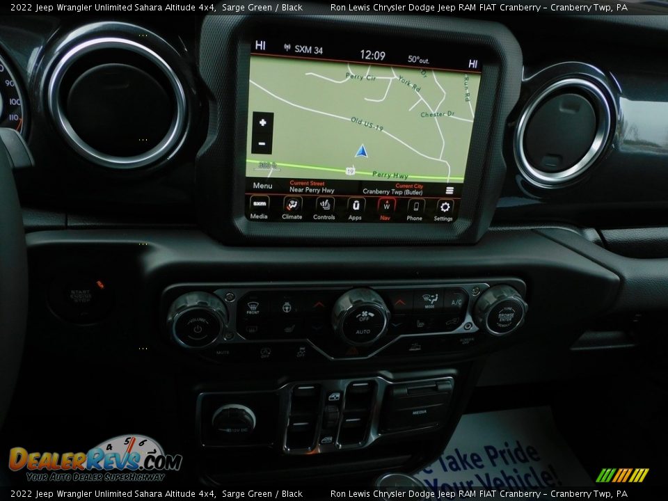 Navigation of 2022 Jeep Wrangler Unlimited Sahara Altitude 4x4 Photo #15