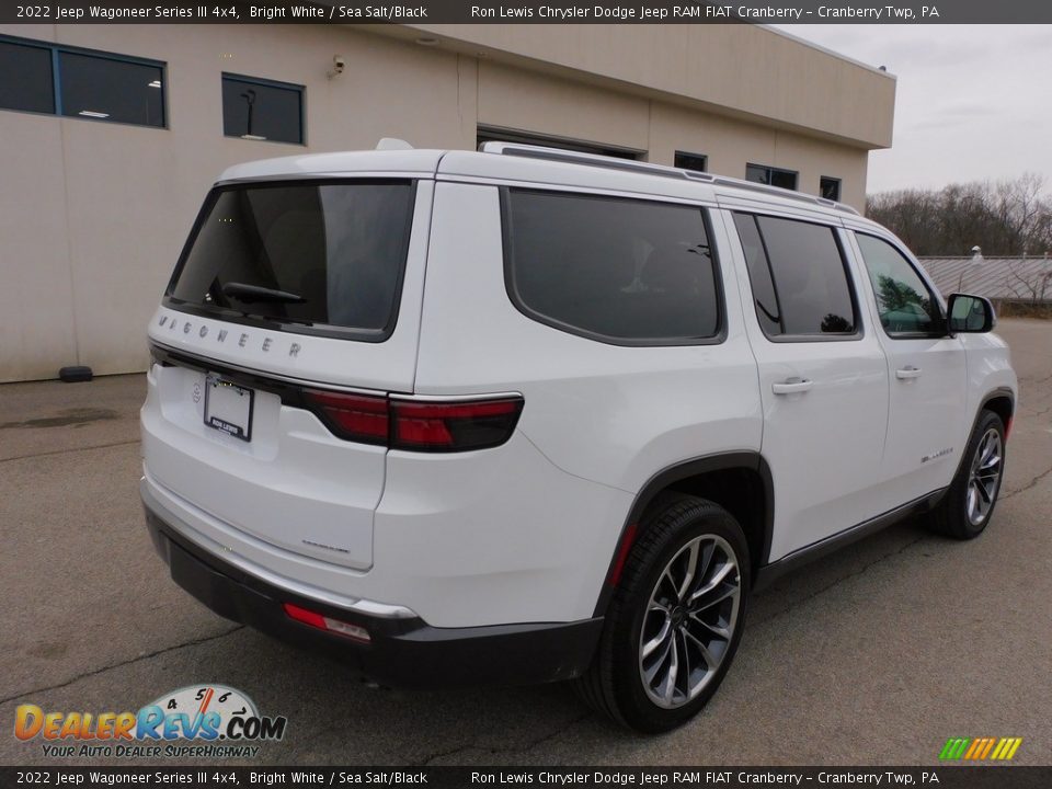 2022 Jeep Wagoneer Series III 4x4 Bright White / Sea Salt/Black Photo #5