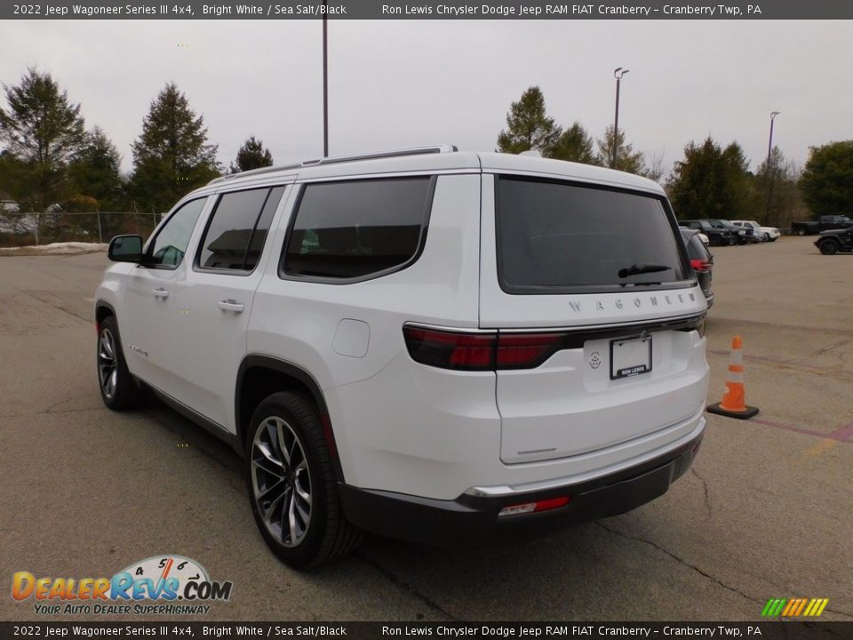 2022 Jeep Wagoneer Series III 4x4 Bright White / Sea Salt/Black Photo #8