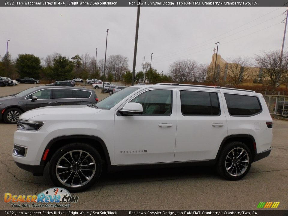 2022 Jeep Wagoneer Series III 4x4 Bright White / Sea Salt/Black Photo #9