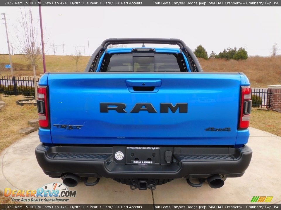 2022 Ram 1500 TRX Crew Cab 4x4 Hydro Blue Pearl / Black/TRX Red Accents Photo #6