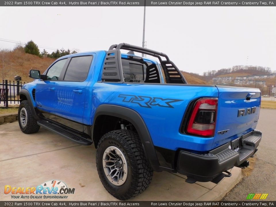 2022 Ram 1500 TRX Crew Cab 4x4 Hydro Blue Pearl / Black/TRX Red Accents Photo #8