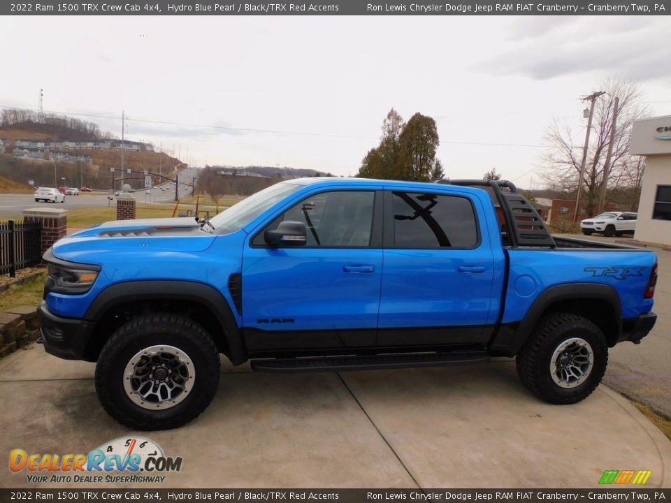 2022 Ram 1500 TRX Crew Cab 4x4 Hydro Blue Pearl / Black/TRX Red Accents Photo #9