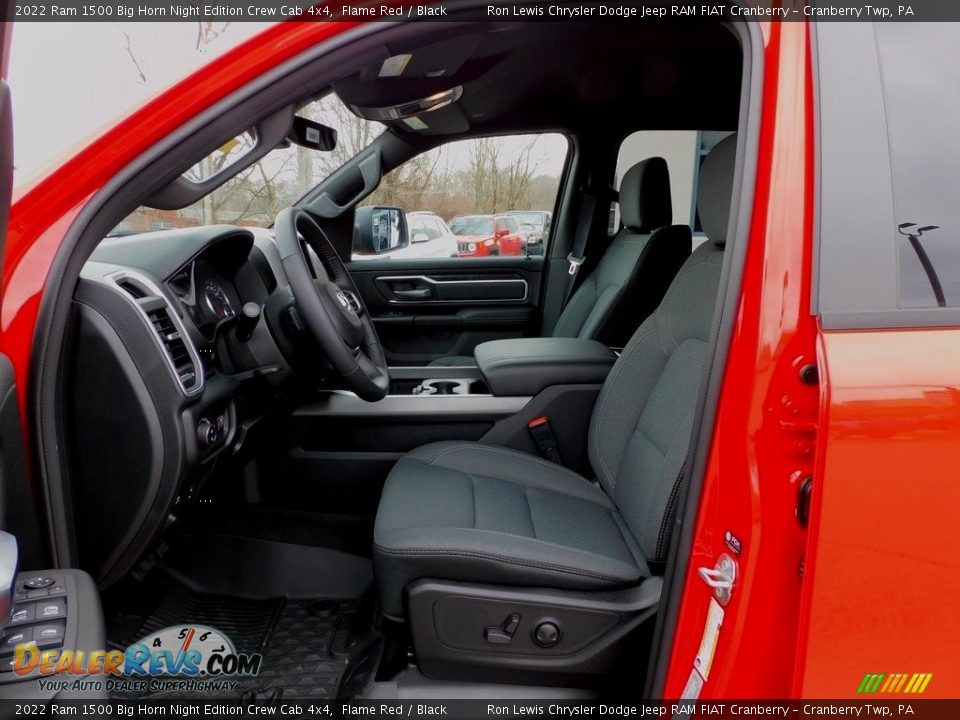 Front Seat of 2022 Ram 1500 Big Horn Night Edition Crew Cab 4x4 Photo #11