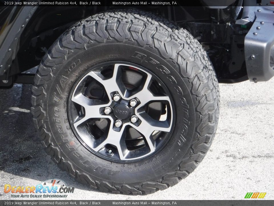 2019 Jeep Wrangler Unlimited Rubicon 4x4 Black / Black Photo #5
