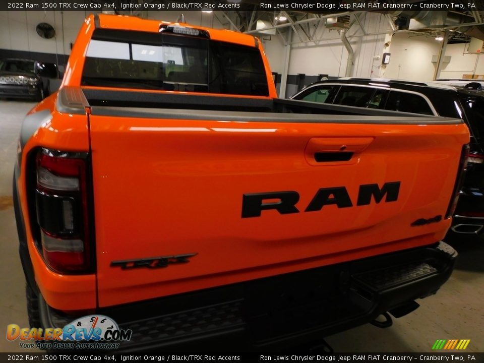 2022 Ram 1500 TRX Crew Cab 4x4 Ignition Orange / Black/TRX Red Accents Photo #5