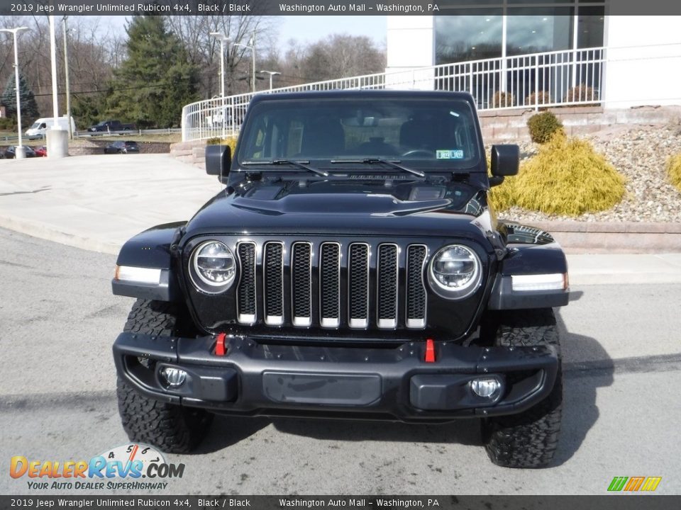 2019 Jeep Wrangler Unlimited Rubicon 4x4 Black / Black Photo #14