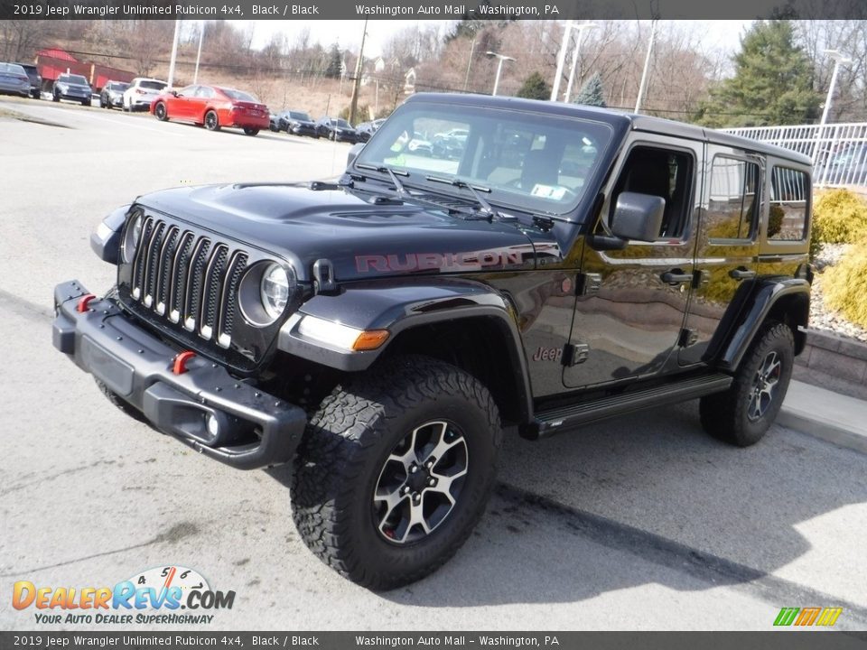 2019 Jeep Wrangler Unlimited Rubicon 4x4 Black / Black Photo #15