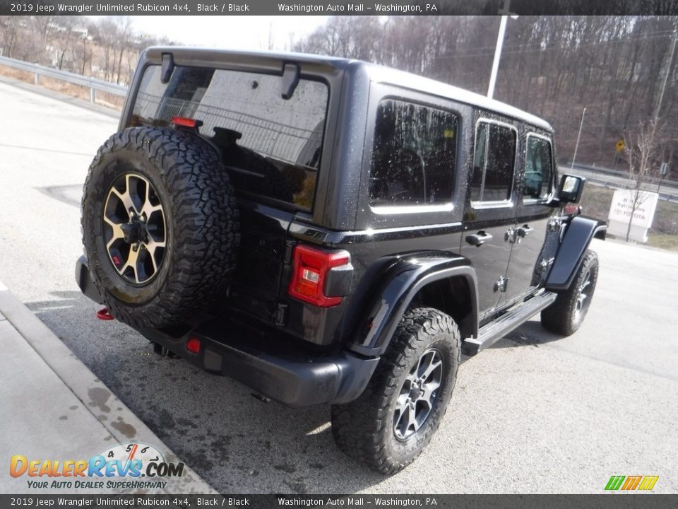 2019 Jeep Wrangler Unlimited Rubicon 4x4 Black / Black Photo #20