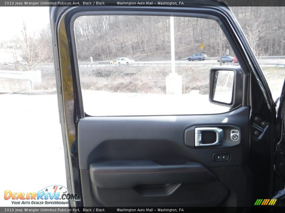 2019 Jeep Wrangler Unlimited Rubicon 4x4 Black / Black Photo #22