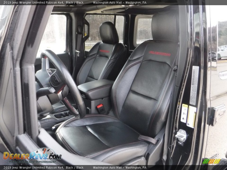 2019 Jeep Wrangler Unlimited Rubicon 4x4 Black / Black Photo #29