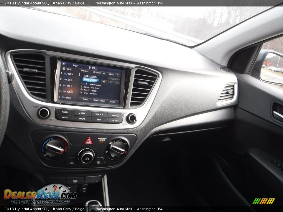 2018 Hyundai Accent SEL Urban Gray / Beige Photo #3