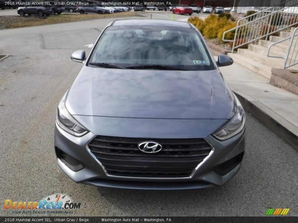 2018 Hyundai Accent SEL Urban Gray / Beige Photo #10