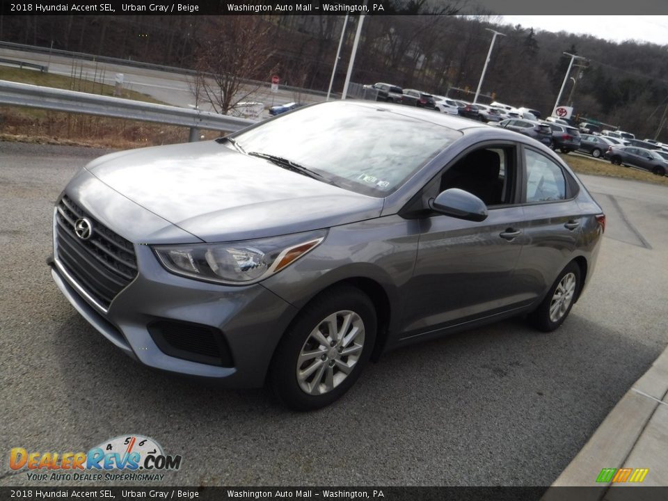 2018 Hyundai Accent SEL Urban Gray / Beige Photo #11