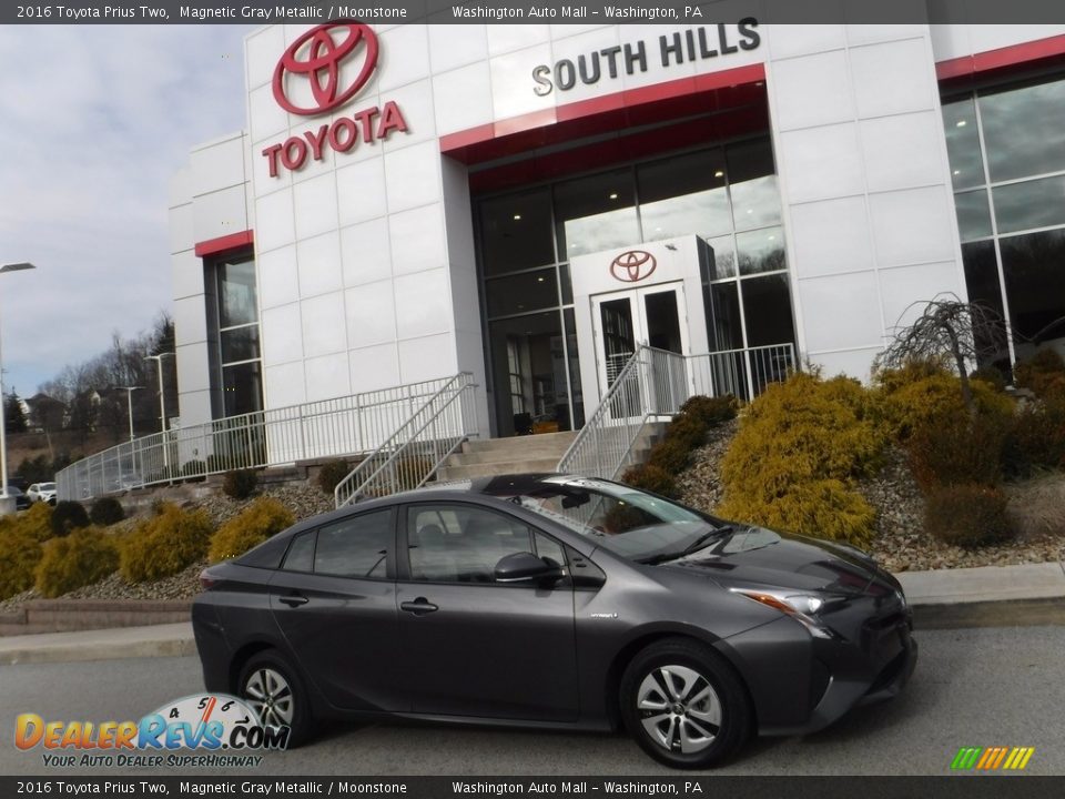 2016 Toyota Prius Two Magnetic Gray Metallic / Moonstone Photo #2