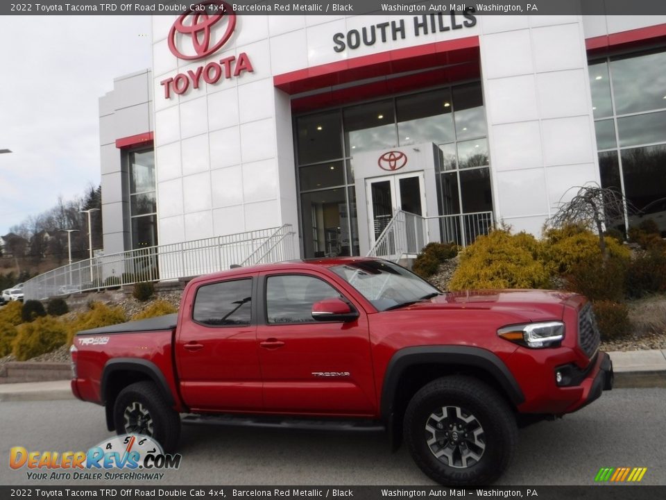 2022 Toyota Tacoma TRD Off Road Double Cab 4x4 Barcelona Red Metallic / Black Photo #2