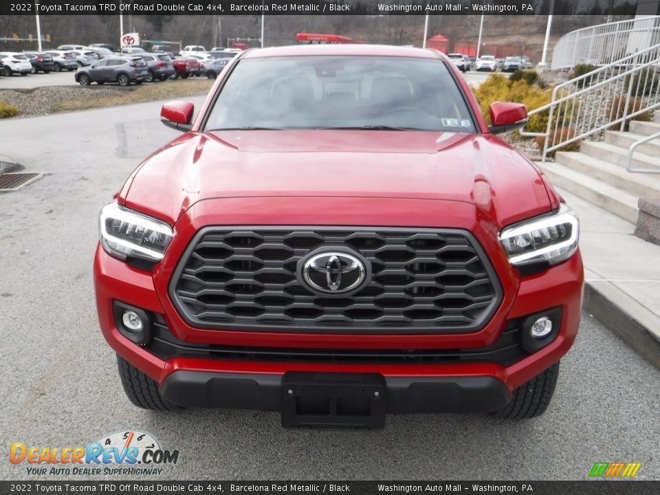 2022 Toyota Tacoma TRD Off Road Double Cab 4x4 Barcelona Red Metallic / Black Photo #14