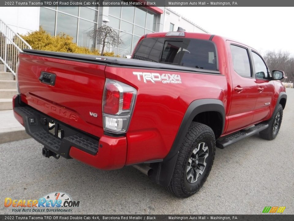 2022 Toyota Tacoma TRD Off Road Double Cab 4x4 Barcelona Red Metallic / Black Photo #21