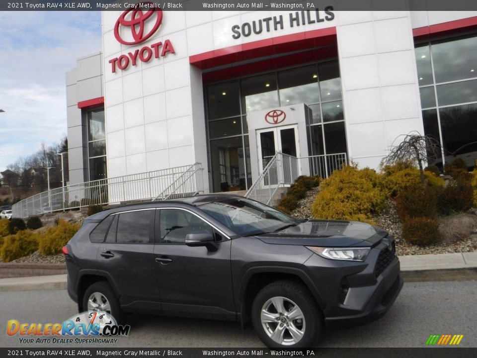 2021 Toyota RAV4 XLE AWD Magnetic Gray Metallic / Black Photo #2