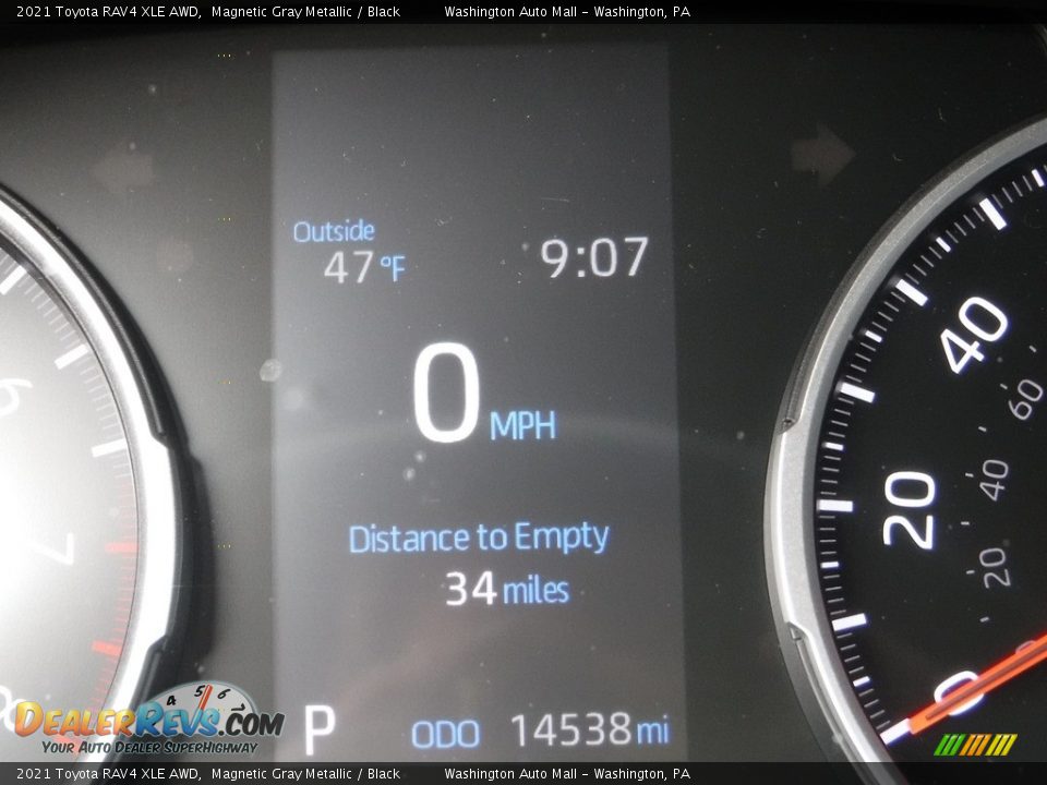 2021 Toyota RAV4 XLE AWD Magnetic Gray Metallic / Black Photo #30