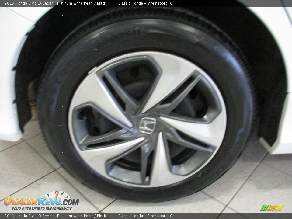 2019 Honda Civic LX Sedan Platinum White Pearl / Black Photo #6