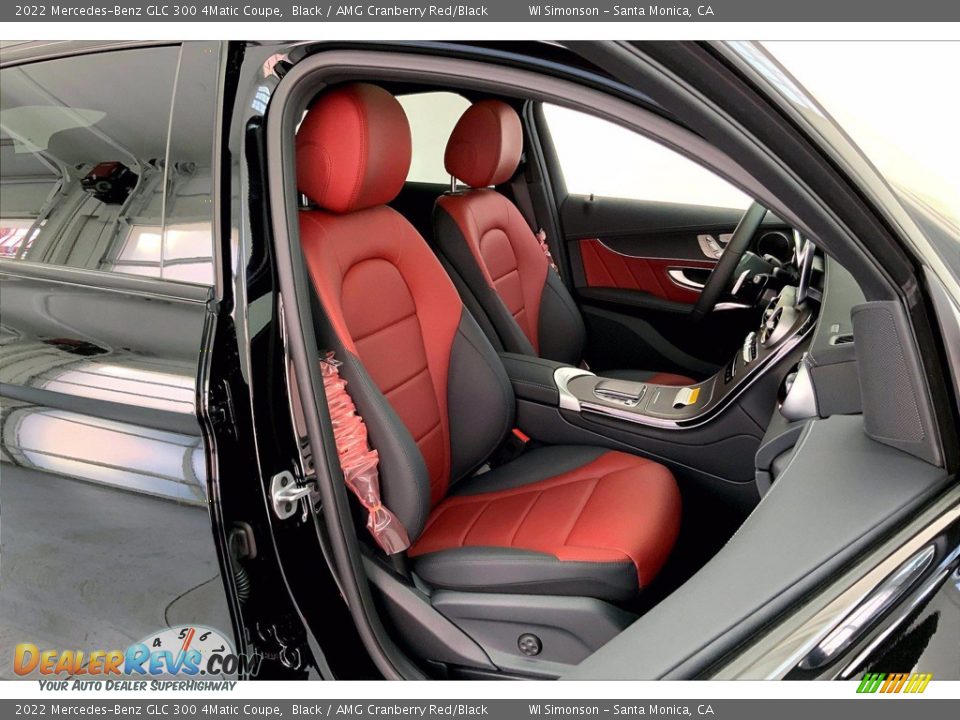 AMG Cranberry Red/Black Interior - 2022 Mercedes-Benz GLC 300 4Matic Coupe Photo #5
