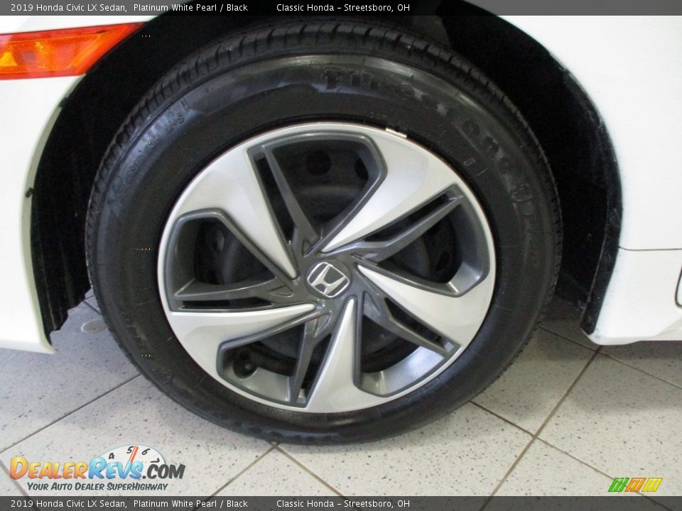 2019 Honda Civic LX Sedan Platinum White Pearl / Black Photo #12