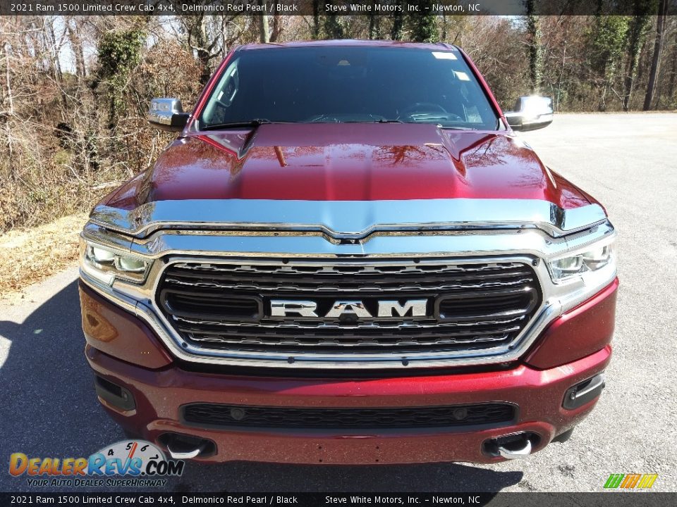 2021 Ram 1500 Limited Crew Cab 4x4 Delmonico Red Pearl / Black Photo #3