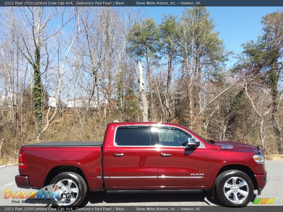 2021 Ram 1500 Limited Crew Cab 4x4 Delmonico Red Pearl / Black Photo #5