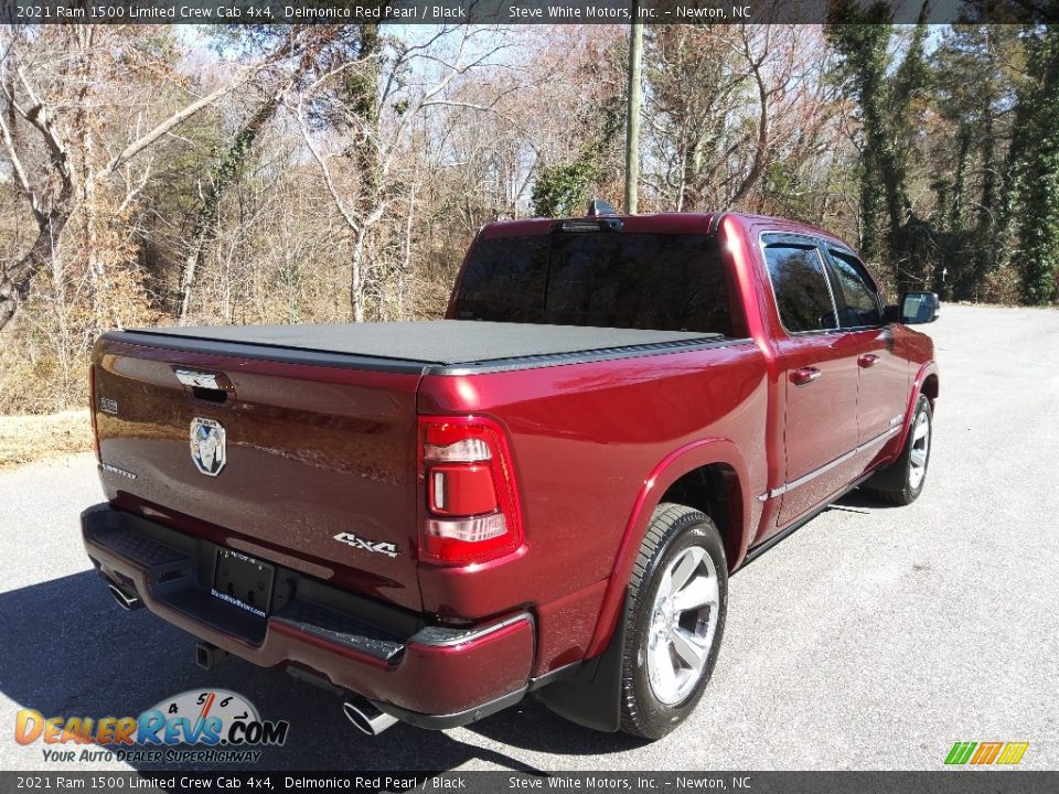 2021 Ram 1500 Limited Crew Cab 4x4 Delmonico Red Pearl / Black Photo #6