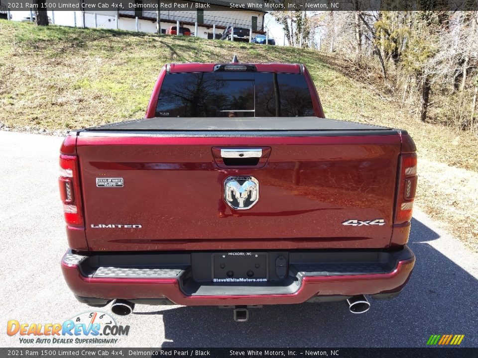 2021 Ram 1500 Limited Crew Cab 4x4 Delmonico Red Pearl / Black Photo #7