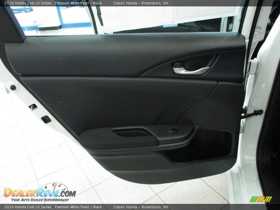 2019 Honda Civic LX Sedan Platinum White Pearl / Black Photo #22