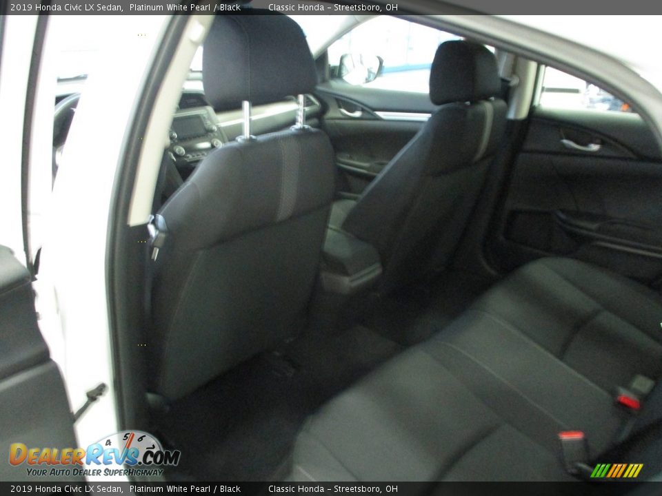 2019 Honda Civic LX Sedan Platinum White Pearl / Black Photo #23