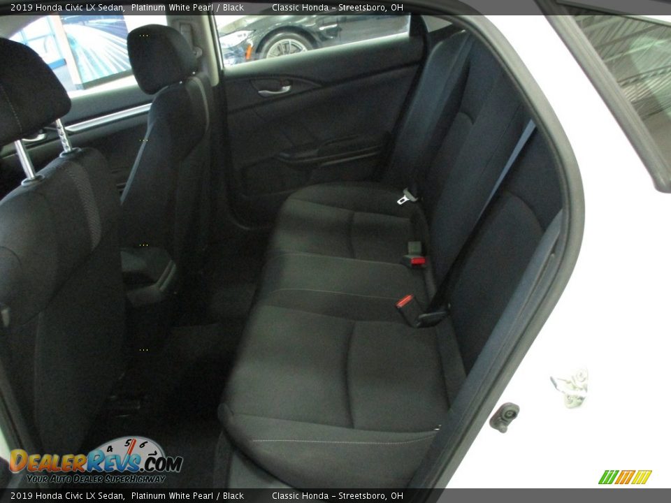 2019 Honda Civic LX Sedan Platinum White Pearl / Black Photo #24