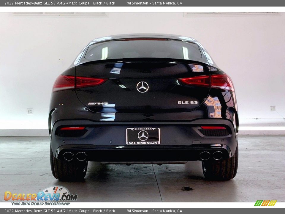 2022 Mercedes-Benz GLE 53 AMG 4Matic Coupe Black / Black Photo #3