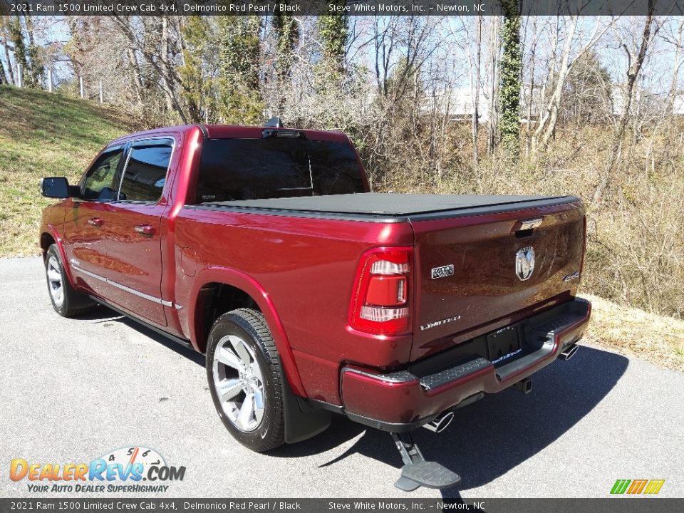 2021 Ram 1500 Limited Crew Cab 4x4 Delmonico Red Pearl / Black Photo #9