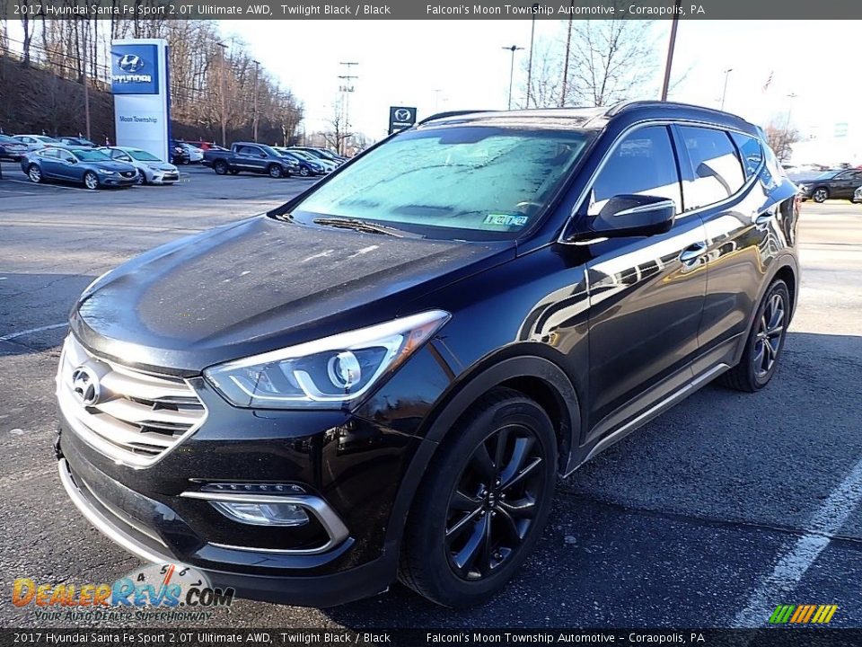 2017 Hyundai Santa Fe Sport 2.0T Ulitimate AWD Twilight Black / Black Photo #1