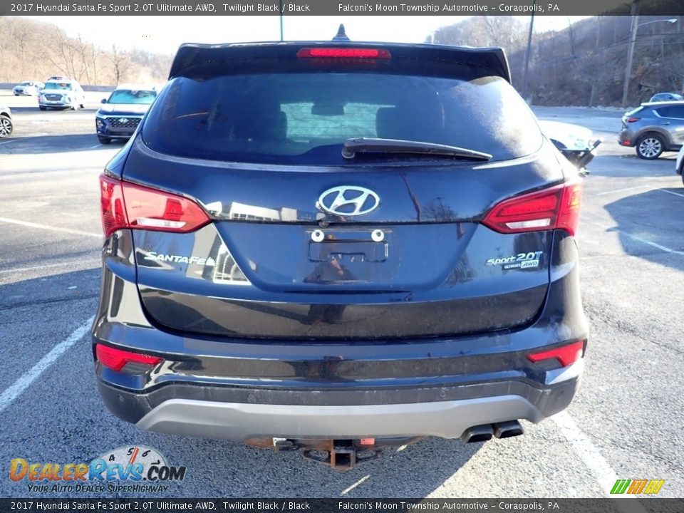 2017 Hyundai Santa Fe Sport 2.0T Ulitimate AWD Twilight Black / Black Photo #2