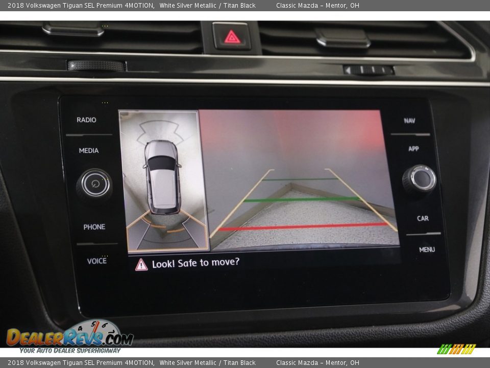 2018 Volkswagen Tiguan SEL Premium 4MOTION White Silver Metallic / Titan Black Photo #12