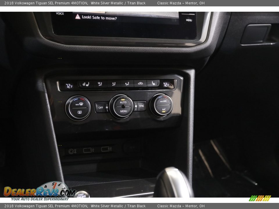 2018 Volkswagen Tiguan SEL Premium 4MOTION White Silver Metallic / Titan Black Photo #13