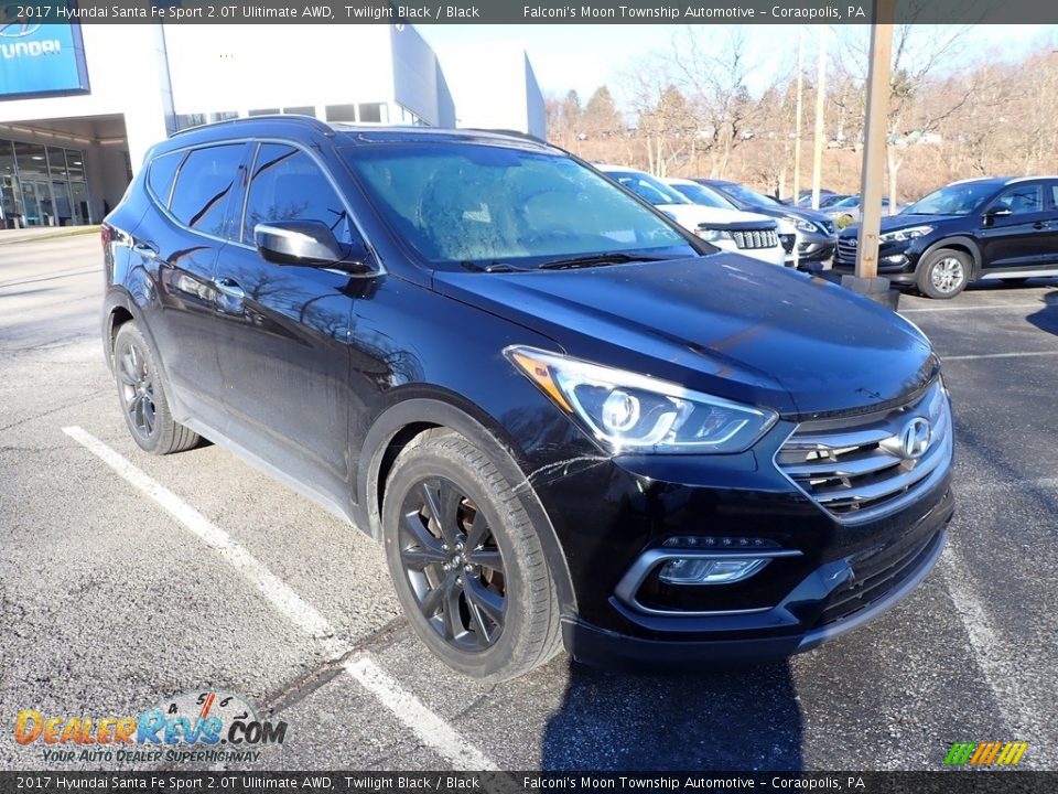 2017 Hyundai Santa Fe Sport 2.0T Ulitimate AWD Twilight Black / Black Photo #4