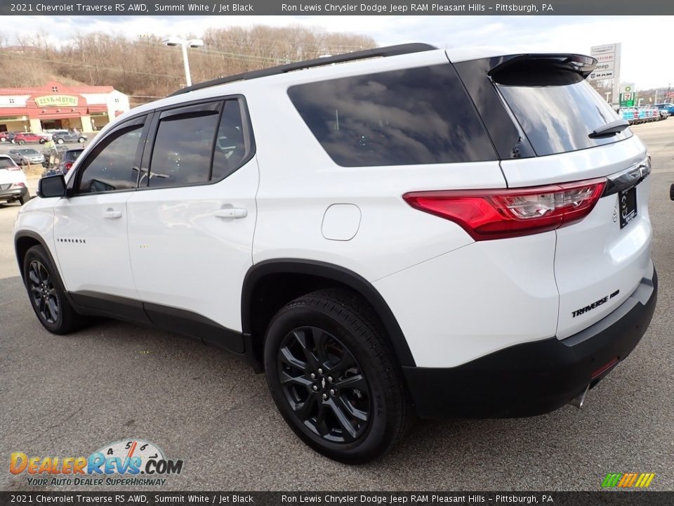 2021 Chevrolet Traverse RS AWD Summit White / Jet Black Photo #3