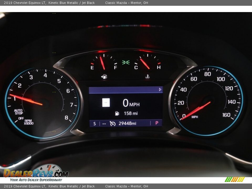 2019 Chevrolet Equinox LT Kinetic Blue Metallic / Jet Black Photo #8