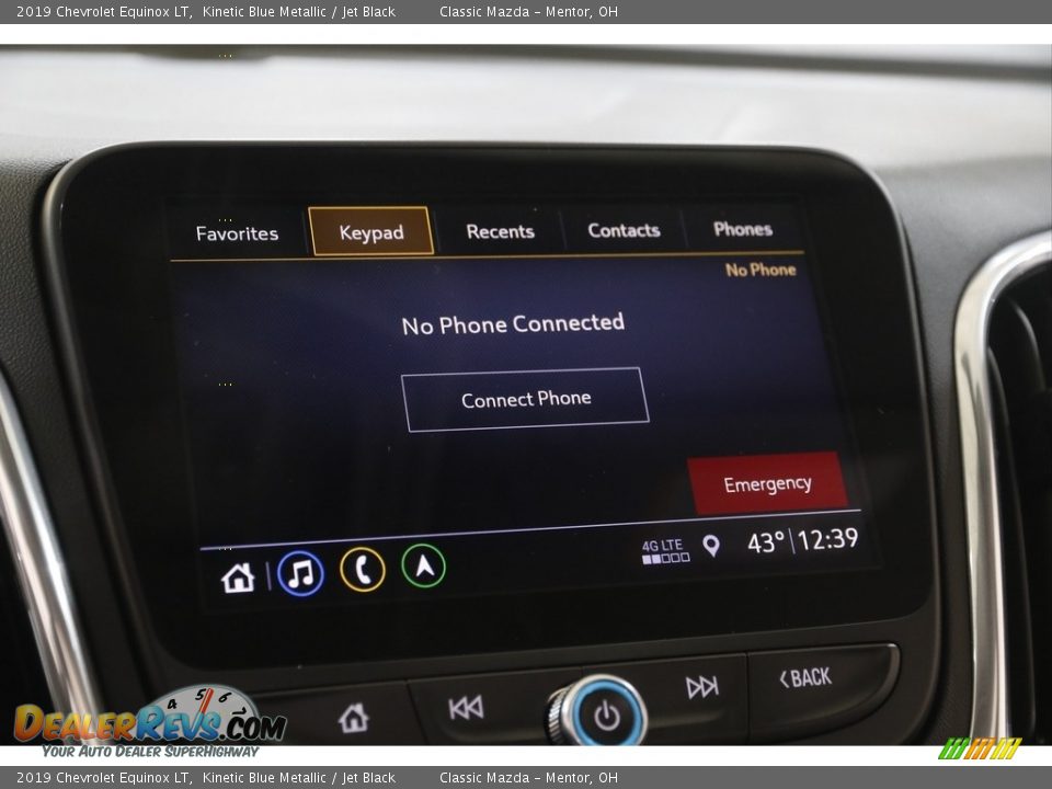 2019 Chevrolet Equinox LT Kinetic Blue Metallic / Jet Black Photo #11